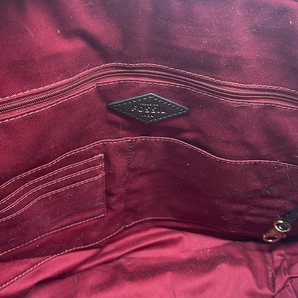 Fossil Geometric Patterned Plastic Coated Tote Bag. MCB4528C - Picture 14 of 16